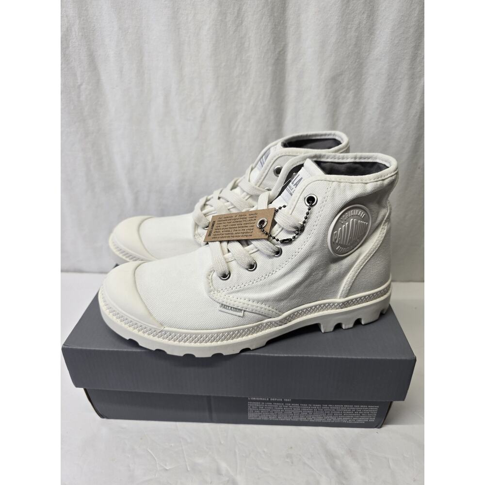 Palladium Pampa Hi Star White High Top Sneakers, Size 8, NIB